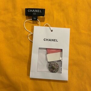 Chanel Pink Button
